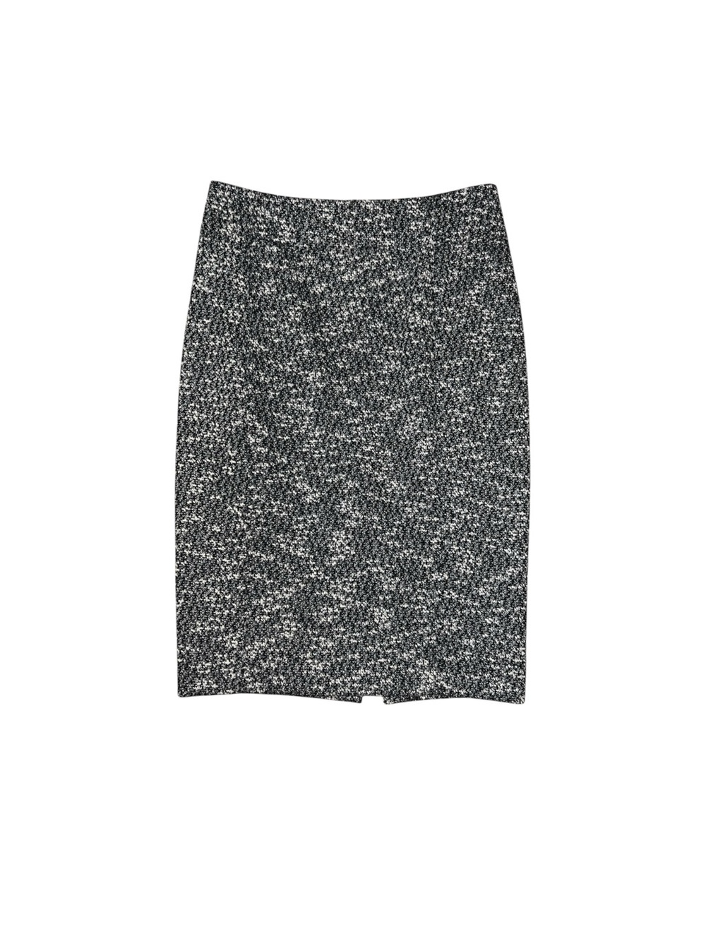 Ann Taylor Black & White Tweed Pencil Skirt